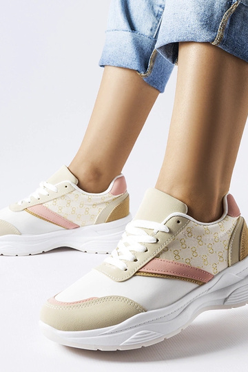 Baskets beiges et blanches... 2