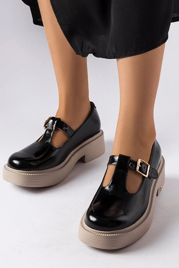 Bottines noires vernies,... 2