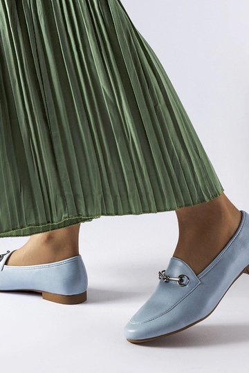 Vinceza blaue Slipper 2