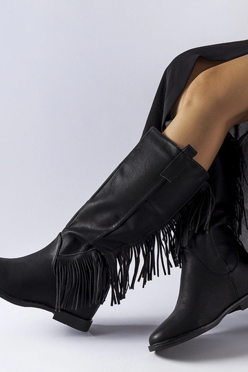 Schwarze Stiefel mit... 2