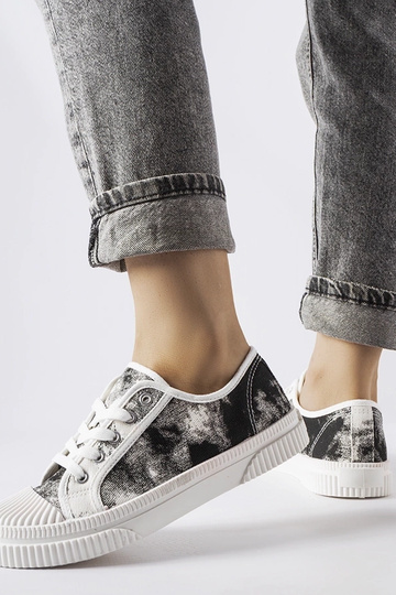 Sorte Clavet falmede sneakers 2