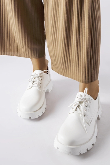 Hvide Charleston sko med... 2