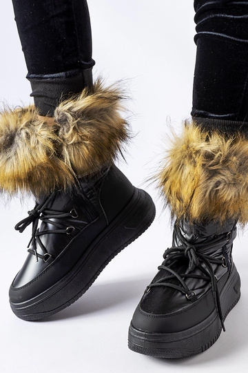 Bottes d'hiver noires pour...