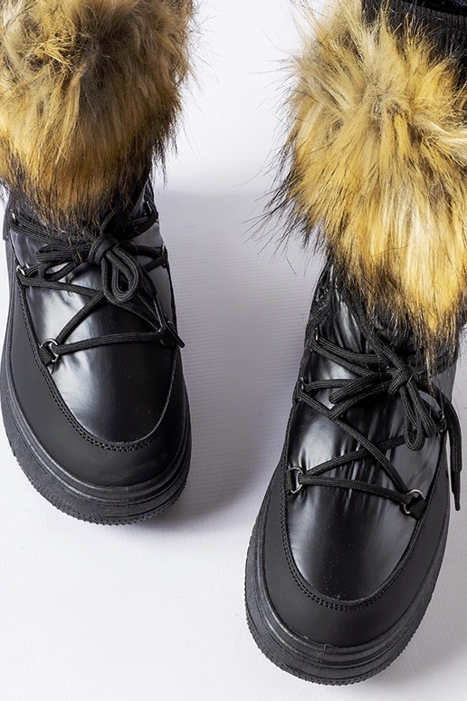 Bottes d'hiver noires pour femmes, «...