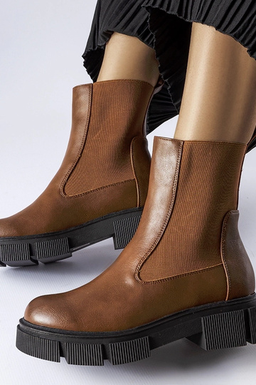 Bottes hautes en cuir...