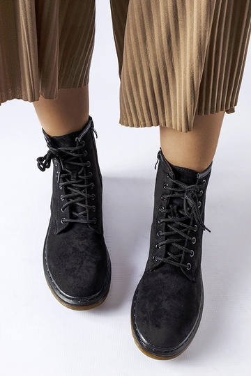 Bottes de travail noires en daim artificiel Alfredo 2