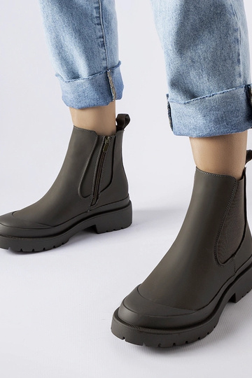 Bottines vertes pour femmes... 2