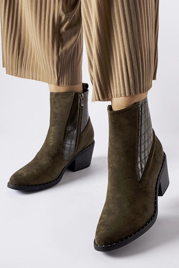 Bottines vertes en...