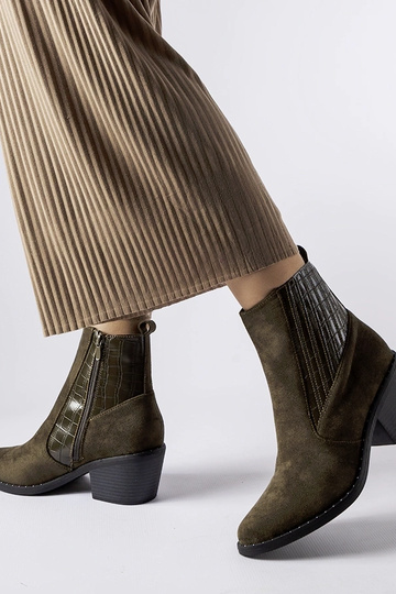 Grønne ankelstøvler i... 2