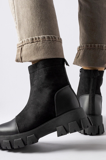 Bottes de travail noires en... 2