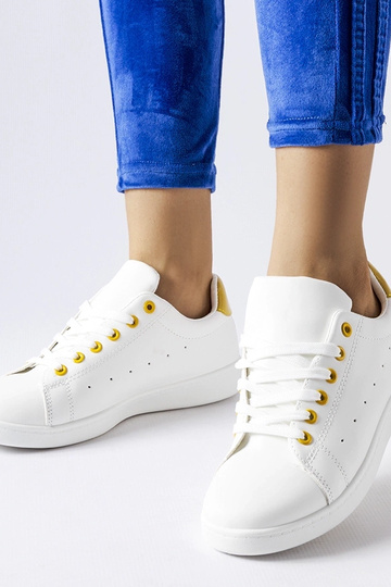 Baskets blanches aux...