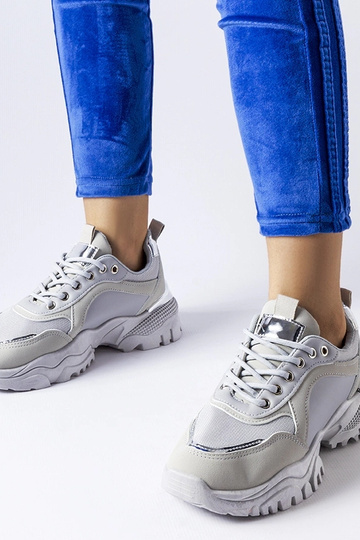 Lodgeville Grå sneakers med...