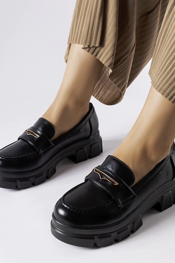 Mocassins noirs avec... 2