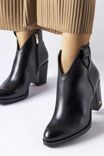 Bottines d'hiver noires en...