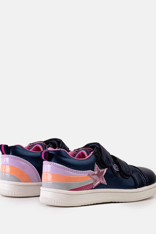 Blaue Kinder-Sneakers mit...