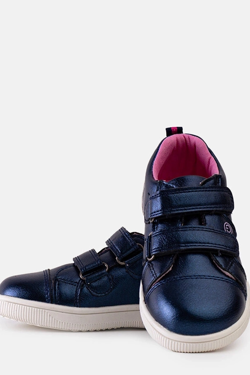 Blaue Kinder-Sneakers mit...