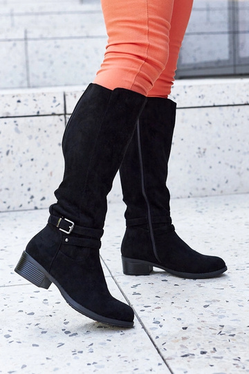 Bottes isolées noires en...