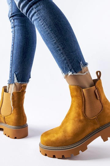 Bottines isolées marron Big...