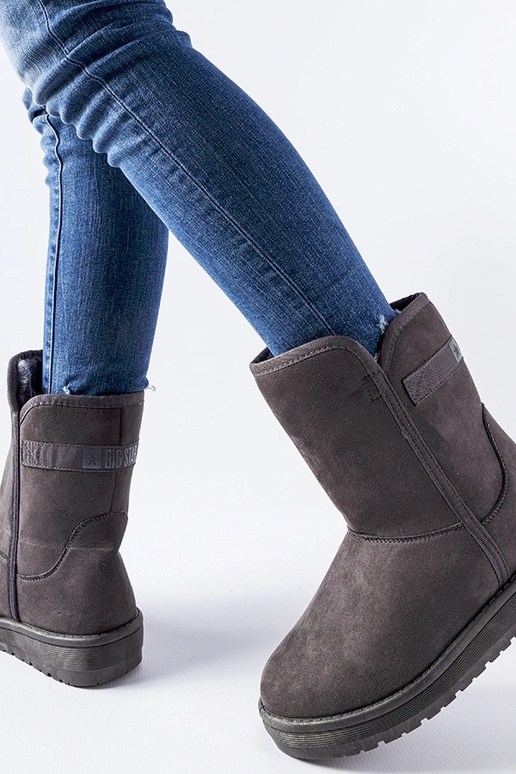 Big Star Graue Schneestiefel KK274619