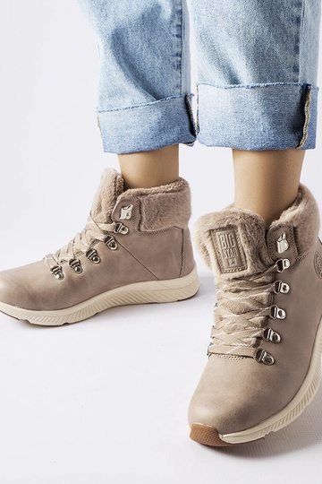 Bottes isolées beiges Big Star MM274487