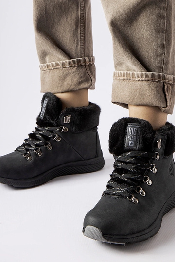 Bottes noires isolées Big Star MM274488