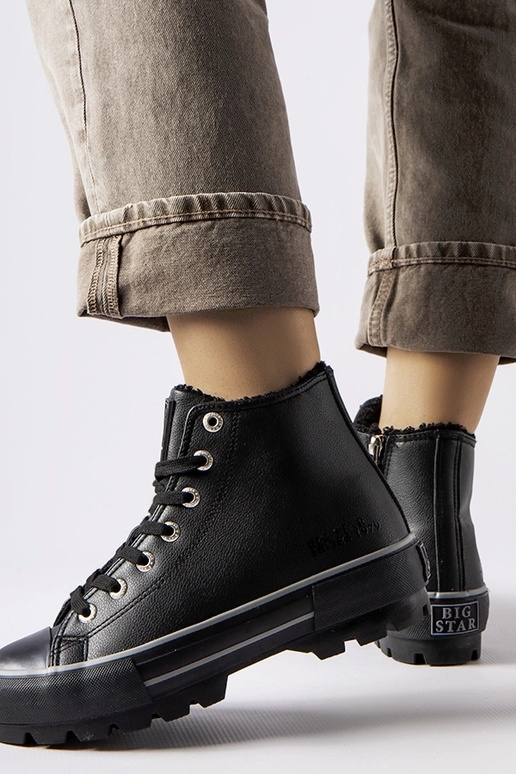 Sorte isolerede sneakers Big Star...