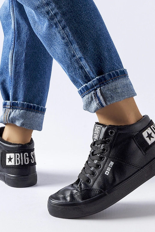 Sorte isolerede sneakers Big Star...