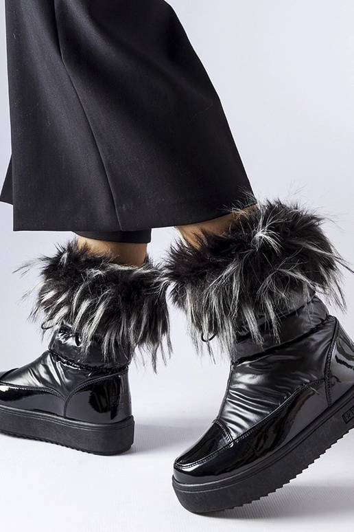 Sorte isolerede snestøvler MM274379