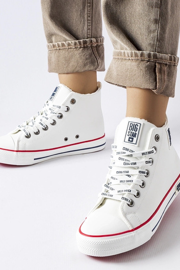 Big Star KK274597 hvide isolerede sneakers