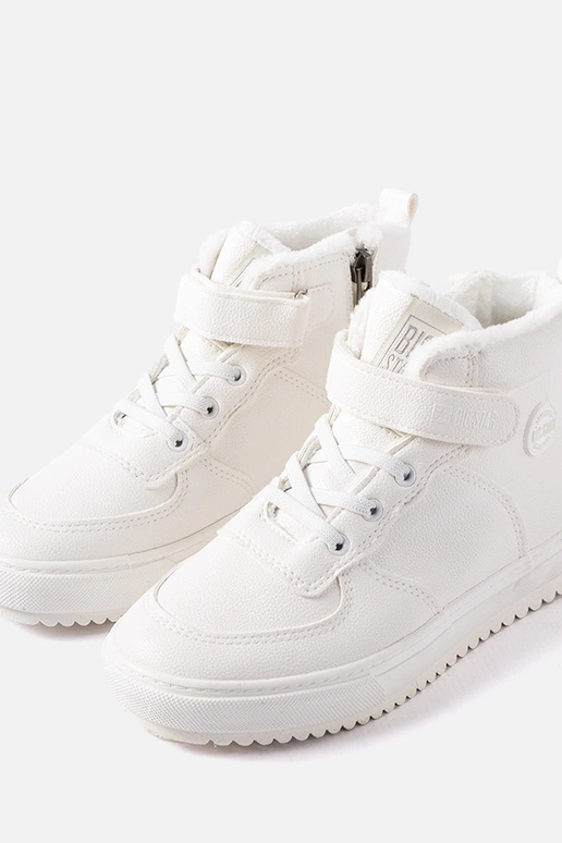 Witte winter enkellaarsjes, „Big Star...