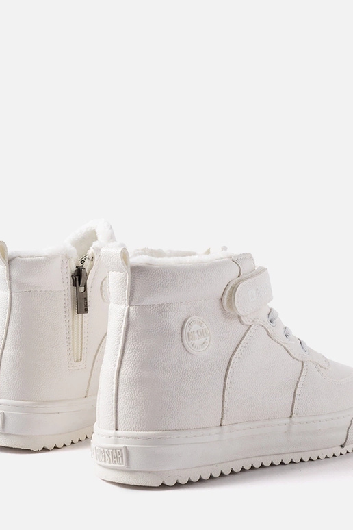 Witte winter enkellaarsjes, „Big Star...