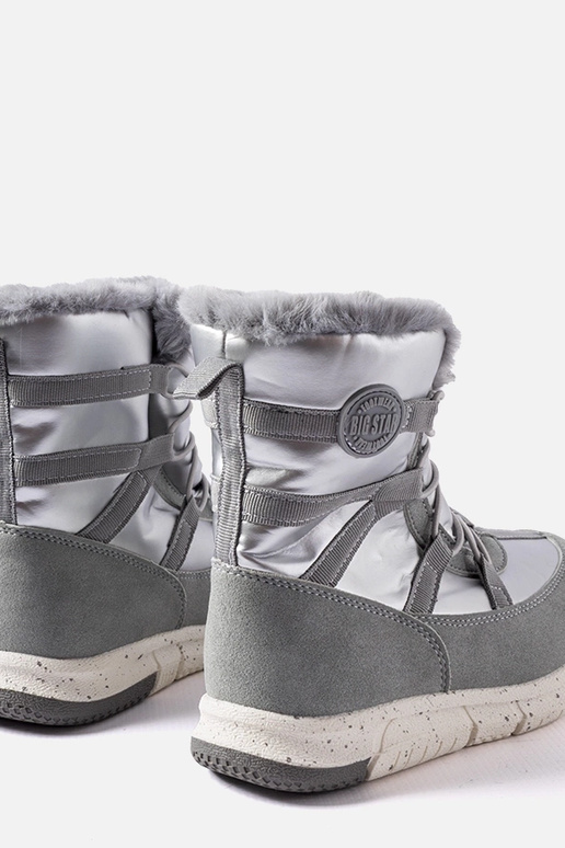 Graue Kinder-Winterstiefel, „Big Star...