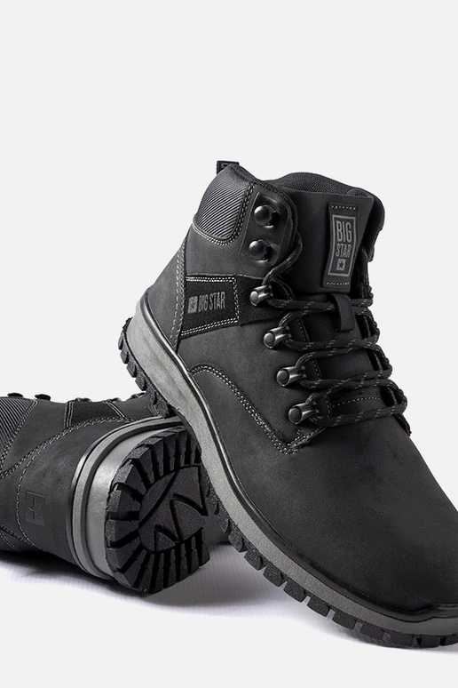Sorte Big Star-støvler til mænd MM174019 Sorte Big Star-støvler til mænd MM174019