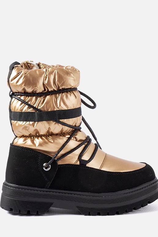 Schwarze Mädchen-Winterstiefel, „Arzeno"