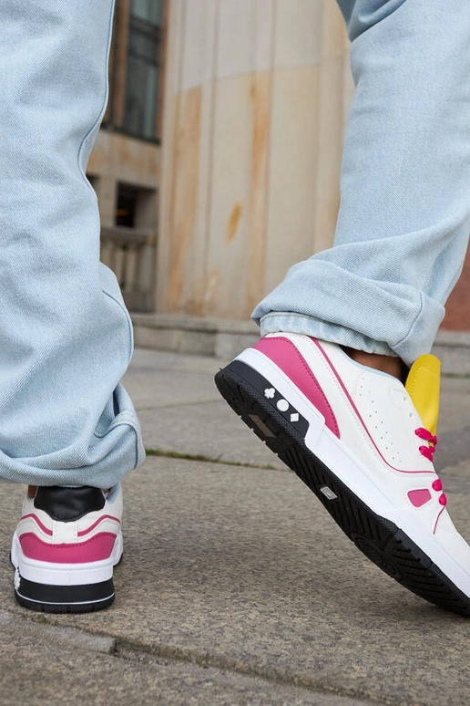 Archie – Rosa-weiße Sneakers mit...