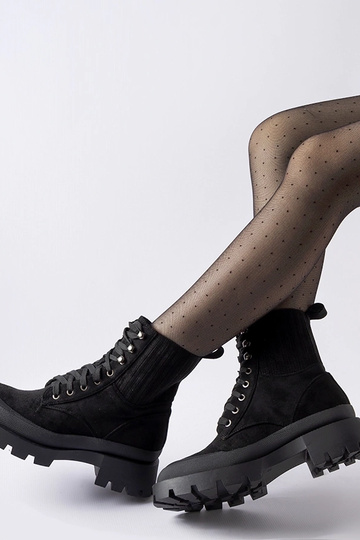 Bottes noires Orson en daim... 2