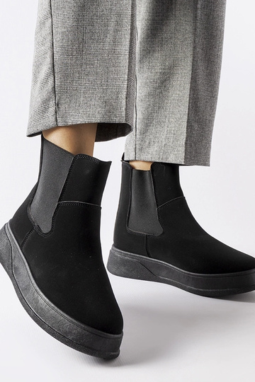 Bottines noires à...