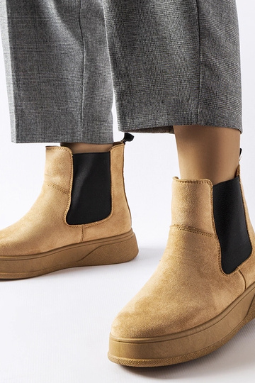 Mørke beige Benilde...