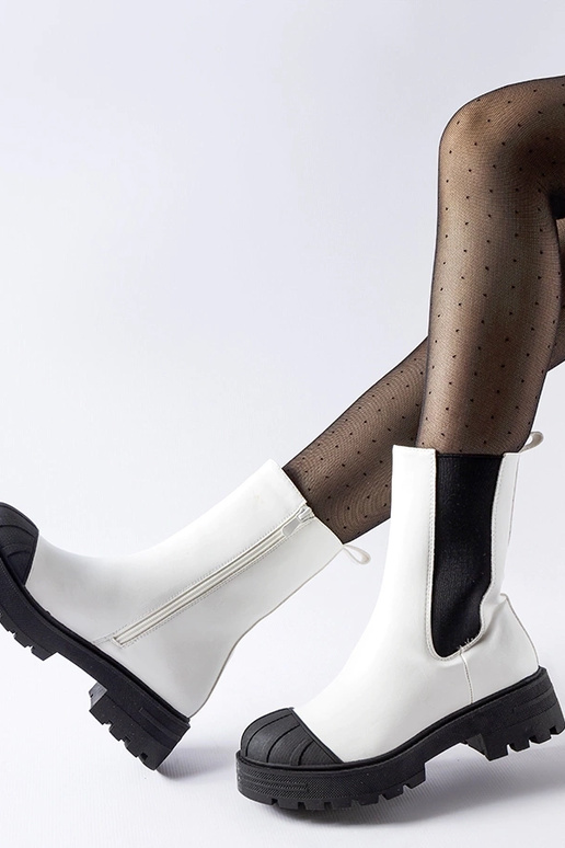 Witte klassieke winter boots,...