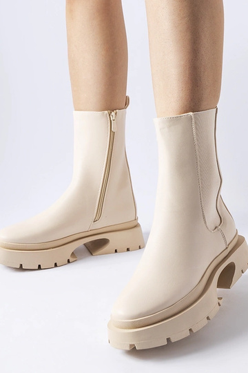 Bottes isolantes beiges...