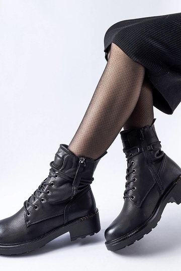 Schwarze Stiefeletten mit...