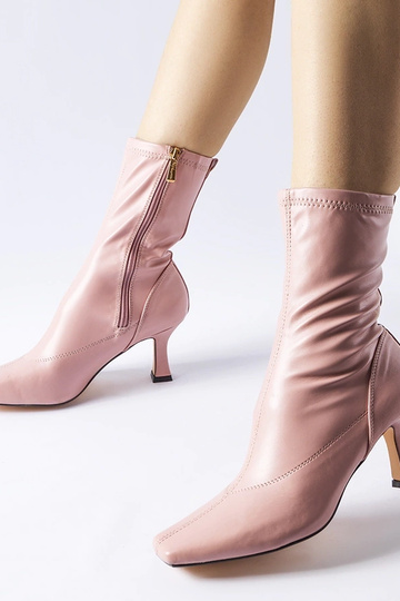 Rosa Stiefeletten mit... 2