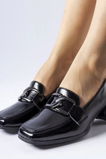 escarpins laqués noirs avec... 2