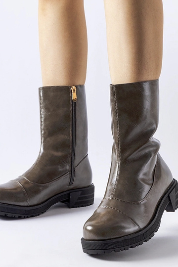 Bottines gris foncé...