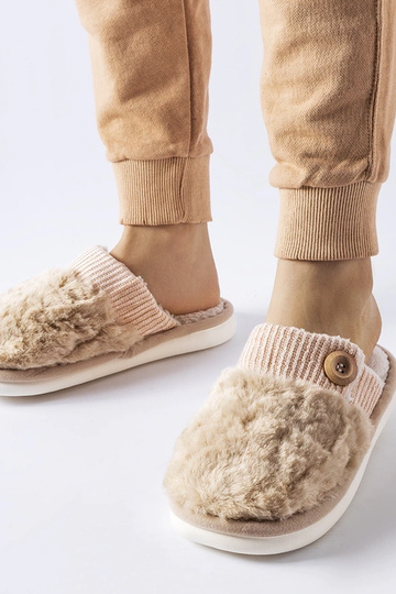 Chaussons isolants beiges Lakeland