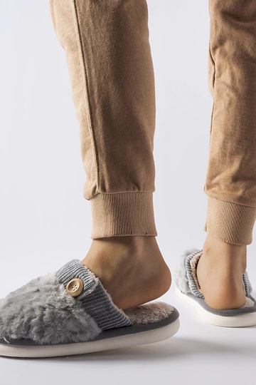 Isolierte Hausschuhe „Lakeland“ in Grau 2