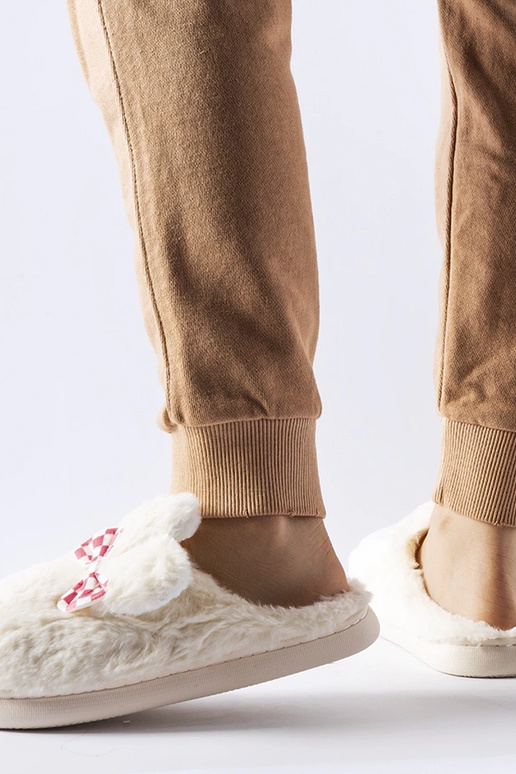 Chaussons blancs isolés pour femmes...