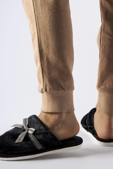 Chaussons chauds noirs avec... 2