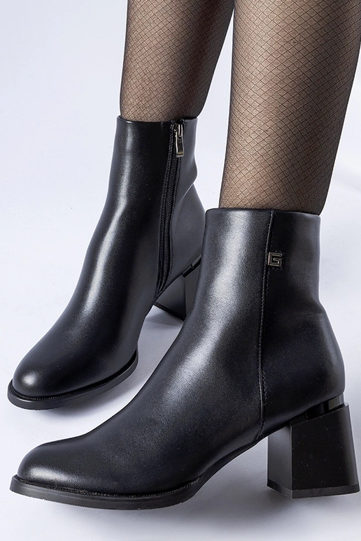 Bottines isolantes Fleurette noires à...