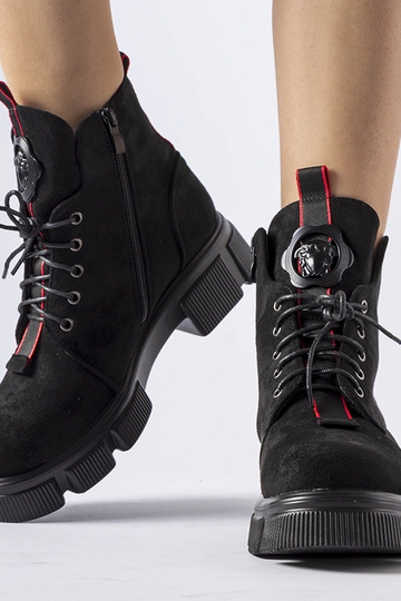 Schwarze Stiefeletten mit... 2